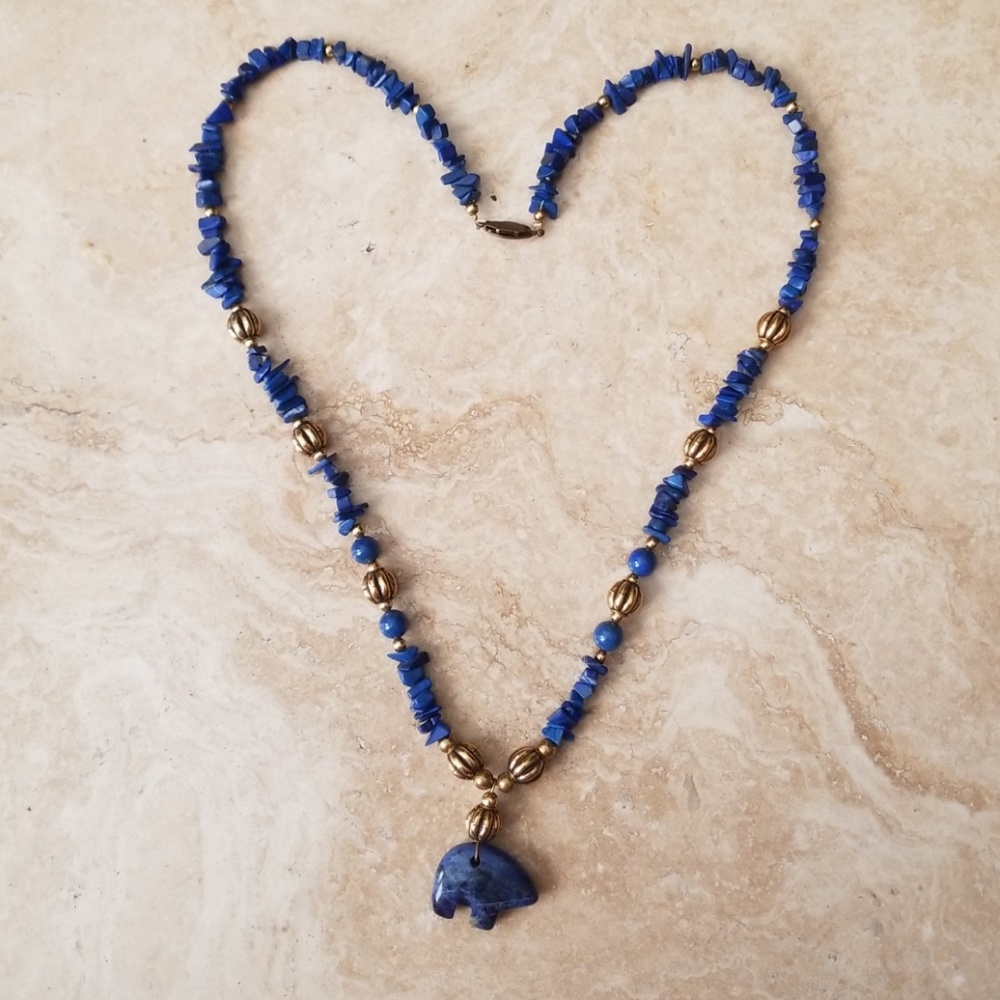 💙 NATURAL LAZURITE GEMSTONE 💙 - Picture 3 of 6
